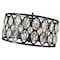 Z-Lite Dealey 5 Light Chandelier, Matte Black + Clear Crystal 6010-20MB - alternate 4